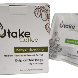 Utake Coffee Drip Coffee Bags — front of carton