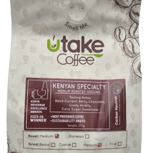 Kenyan Specialty Medium Roast — Medium Grind, front of package