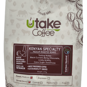 Kenyan Specialty Medium Roast — Whole Beans, front of package